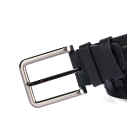 Men belt 18b black+croco black