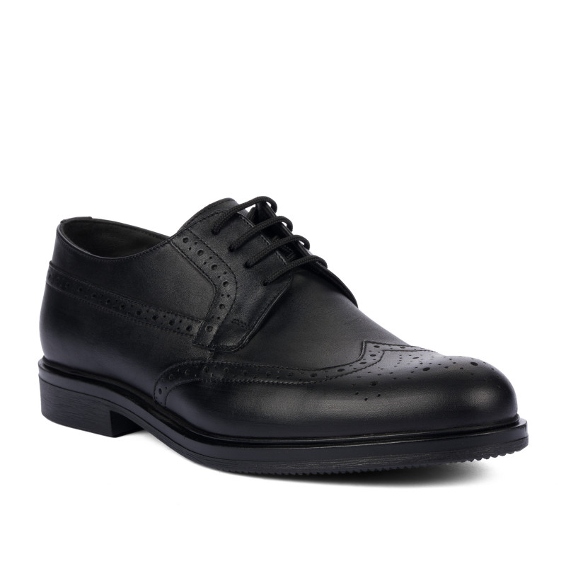 Men stylish, elegant shoes 939-1 black