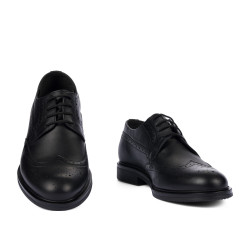Men stylish, elegant shoes 939-1 black
