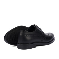 Men stylish, elegant shoes 939-1 black