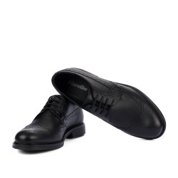 Men stylish, elegant shoes 939-1 black