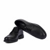 Men stylish, elegant shoes 939-1 black