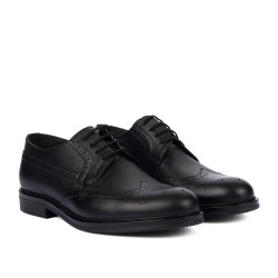 Men stylish, elegant shoes 939-1 black