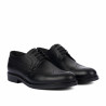 Men stylish, elegant shoes 939-1 black
