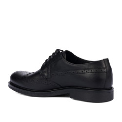Men stylish, elegant shoes 939-1 black