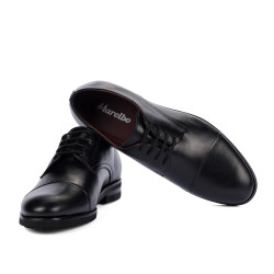 Men stylish, elegant shoes 9008 black
