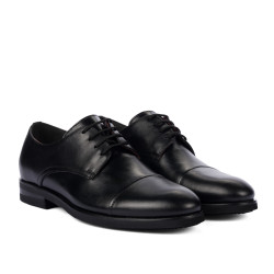 Men stylish, elegant shoes 9008 black