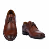Men stylish, elegant shoes 822-1 a cognac