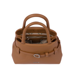 Women hand bag 056g 01 cognac