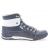 Men boots 421 indigo+white