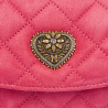 Women shoulder bag 048g camoscio pink barbie