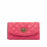 Women shoulder bag 048g camoscio pink barbie