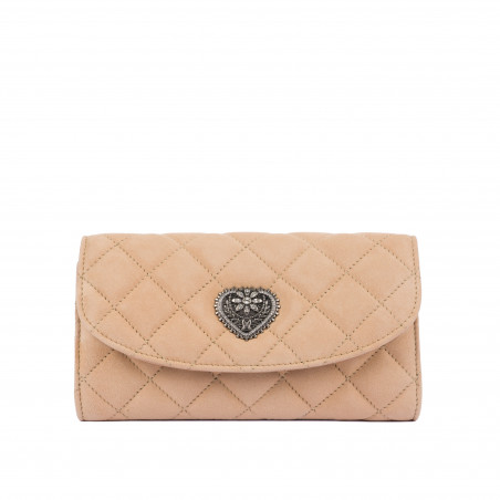 Women shoulder bag 048g 01 camoscio nude