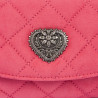 Women shoulder bag 048g 01 camoscio pink barbie