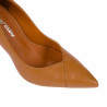 Women stylish, elegant shoes 1330 brown cognac
