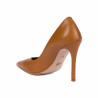 Women stylish, elegant shoes 1330 brown cognac