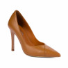 Women stylish, elegant shoes 1330 brown cognac