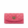 Women shoulder bag 048g camoscio pink barbie