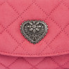 Women shoulder bag 048g 01 camoscio pink barbie