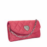 Women shoulder bag 048g 01 camoscio pink barbie