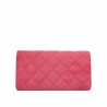 Women shoulder bag 048g 01 camoscio pink barbie