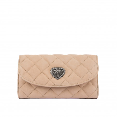 Women shoulder bag 048g 01 camoscio nude