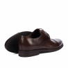 Men stylish, elegant shoes 9008 a cafe