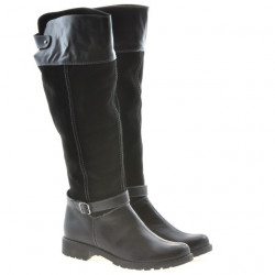 Women knee boots 3225 black combined