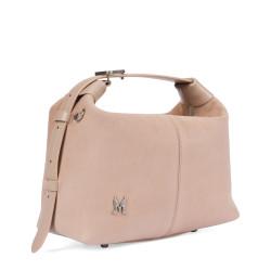 Women hand bag 037-1g 01 camoscio nude