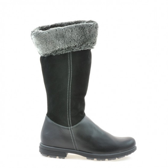 Women knee boots 3224 black combined