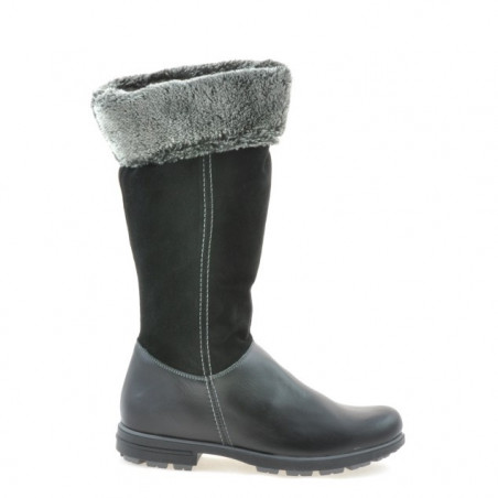 Women knee boots 3224 black combined