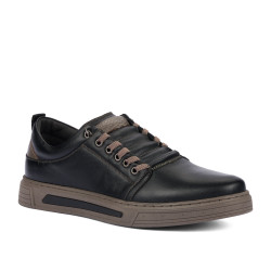 Men casual shoes 982 black combined-k