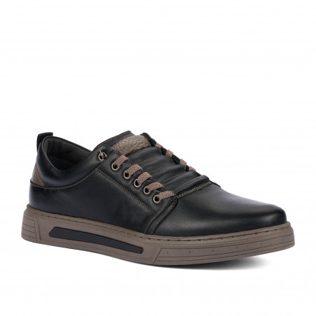 Men casual shoes 982 black combined-k
