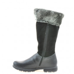Women knee boots 3224 black combined