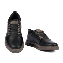Men casual shoes 982 black combined-k