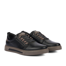 Men casual shoes 982 black combined-k