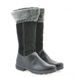 Women knee boots 3224 black combined