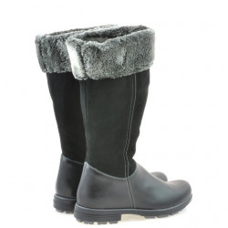 Women knee boots 3224 black combined
