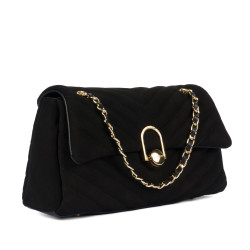 Women shoulder bag 052g camoscio black