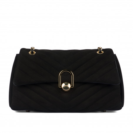Women shoulder bag 052g camoscio black