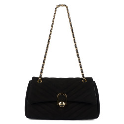 Women shoulder bag 052g camoscio black