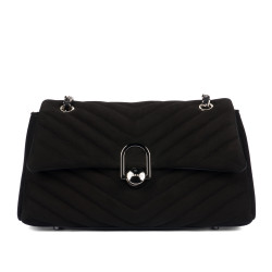 Women shoulder bag 052g 01 camoscio black