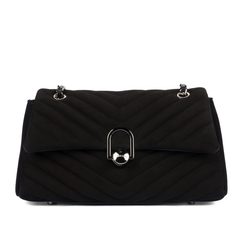 Women shoulder bag 052g 01 camoscio black