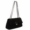 Women shoulder bag 052g 01 camoscio black