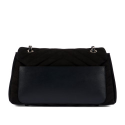 Women shoulder bag 052g 01 camoscio black