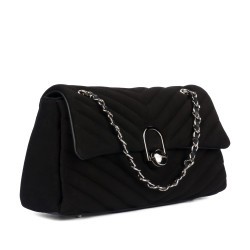 Women shoulder bag 052g 01 camoscio black