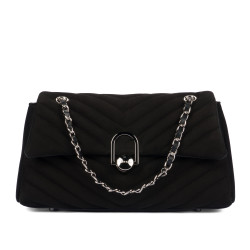 Women shoulder bag 052g 01 camoscio black