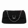 Women shoulder bag 052g 01 camoscio black