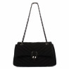 Women shoulder bag 052g 01 camoscio black