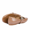 Women dancers 1319 patent beige